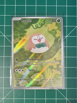 Rowlet 90/88 Illustration Rare Perfect Order Pokemon - NM - Image 3