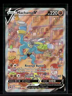 Pokemon 2022 Astral Radiance Machamp V FA #172/189 - Image 1