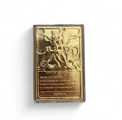 Vintage 1999 Burger King Pokemon 23k Gold Plated Mewtwo Collectible Card - Image 3