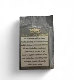 Vintage 1999 Burger King Pokemon 23k Gold Plated Mewtwo Collectible Card - Image 4