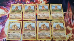 Pokemon TCG Base Set Lot WOTC 1999 Diglett 47/102 x4, Dugtrio 19/102 x4 - Image 1