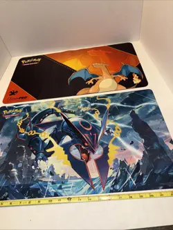 Ultra Pro Board Game Pokemon Charizard And Mega Rayquaza Playmat Games 2015 Poke - Image 3