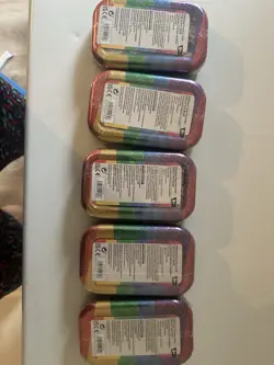 Pokemon TCG Ascended Hero’s 2 Pack Tin Factory Sealed New Lot Of 5 - Image 2