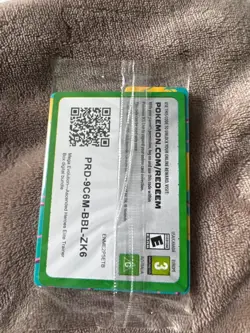 N's Zekrom 031 Pokemon Me: Mega Evolution Promos Holo Full Art - SEALED! - Image 2