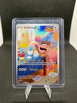 Lickitung (Illustration Rare) 180/162 SV05: Temporal Forces Holo English 2024 - Image 1