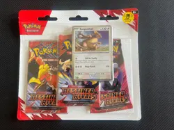 Pokemon Destined Rivals 3 Packs Blister Kangaskhan - Sealed - Image 1