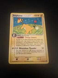 Pokemon Ampharos EX Unseen Forces Holo Rare Stage 2 1/115 120 HP English - Image 1