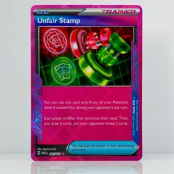 Unfair Stamp 165/167 ACE SPEC Rare Twilight Masquerade Pokemon TCG - Image 1