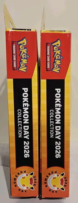 Pokemon TCG Pokemon Day 2026 Collection Box Lot of 2 Sealed Pikachu Promo - Image 4