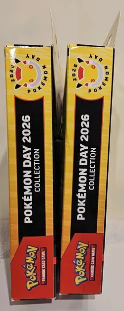 Pokemon TCG Pokemon Day 2026 Collection Box Lot of 2 Sealed Pikachu Promo - Image 5