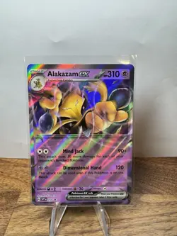 Alakazam ex (Error No Star Pattern) Pokemon BLACK STAR Promo #050 Holo - Image 1
