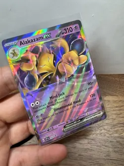 Alakazam ex (Error No Star Pattern) Pokemon BLACK STAR Promo #050 Holo - Image 3