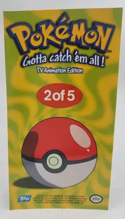 Topps Pokemon TV Animation Series Squirtle Tin Topper #07 Card 2 of 5 1999 - Image 2