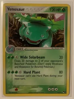 Pokemon Venusaur 6/17 Cosmos Holo Foil Swirl Pop Series 2 - Image 1
