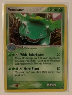 Pokemon Venusaur 6/17 Cosmos Holo Foil Swirl Pop Series 2 - Image 3