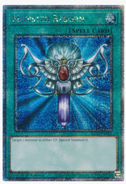 Yugioh Monster Reborn Quarter Century Secret Rare RA03-EN052 - Image 1