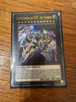 Yugioh Divine Arsenal Aa-zeus- Sky Thunder Nm 1st Edition Ultra Rare Mp21-en195 - Image 1