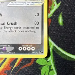 Pokemon Tyranitar ex 17/17 EX Team Rocket Returns Rare Stage 2 English (2004) - Image 5