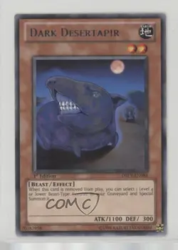 R - Dark Desertapir 1st Ed. YuGiOh Duelist evolution #DREV-EN084 2010 - Image 1