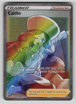 Caitlin 213/198 Chilling Reign Pokemon NM - Image 1