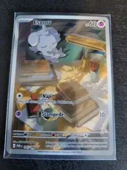 Espurr 095/088 Illustration Rare Pokemon Perfect Order - Image 1