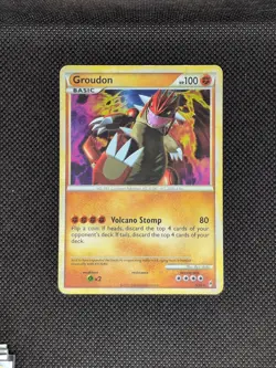 Groudon 6/95 Call of Legends Holo Rare - Heavily Played - Pokemon TCG 2011 - Image 1