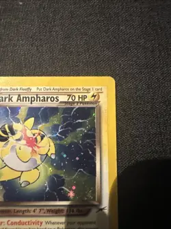Dark Ampharos 1/105 Neo Destiny Holo Pokemon Tcg - Image 3