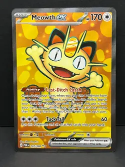 Meowth ex 107/088 Ultra Rare Perfect Order Pokemon Near Mint - Image 1
