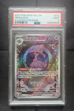 Pokemon TCG - Mismagius 212/193 IR Paldea Evolved - PSA 9 (MINT) **FREE SHIP** - Image 1