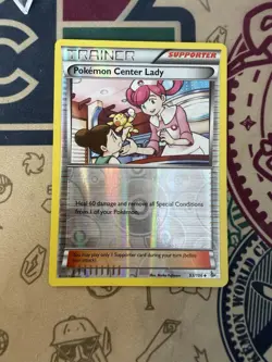 Pokemon Reverse Holo Pokemon Center Lady Generations 68/83 - Image 3