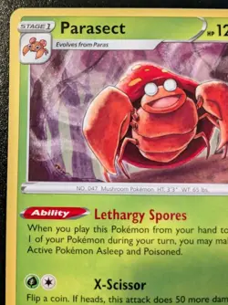 Parasect 005/196 Rare Sword & Shield: Lost Origin Pokemon TCG - Image 2