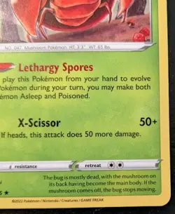 Parasect 005/196 Rare Sword & Shield: Lost Origin Pokemon TCG - Image 5