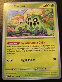 Cacnea 005/198 Common Scarlet & Violet Pokemon TCG - Image 1