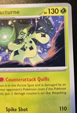 Cacturne 006/198 Uncommon Scarlet & Violet Pokemon TCG - Image 3