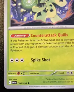 Cacturne 006/198 Uncommon Scarlet & Violet Pokemon TCG - Image 4