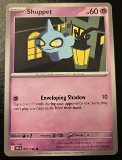Shuppet 087/198 Common Scarlet & Violet Pokemon TCG - Image 1