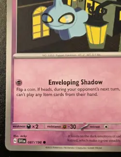 Shuppet 087/198 Common Scarlet & Violet Pokemon TCG - Image 4