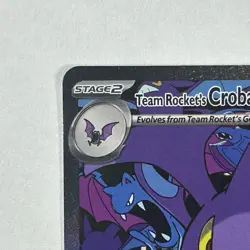 Pokemon Team Rocket's Crobat EX Special Illustration Rare Holo English 234/182 … - Image 3