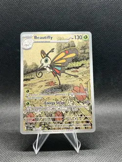 Pokemon Beautifly #219/217 English Ascended Heroes Illustration Rare Full Art - Image 1