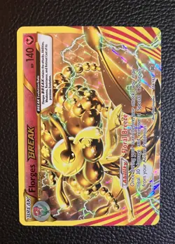 Pokemon TCG Florges Break 104/162 Breakthrough Ultra Rare - Image 1