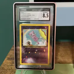 Pokemon Mew Southern Islands Reverse Holo Promo #1 CGC 8.5 - Image 1