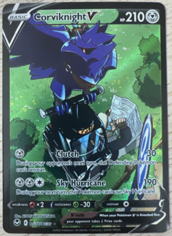 Pokemon - Corviknight V - TG18/TG30 - Trainer Gallery - Silver Tempest - NM/M 820650813443 - Image 1