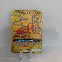 Pokemon Reshiram & Charizard GX - Promo SM Promos SM247 NM Holo - Image 1