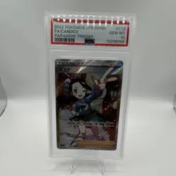 Pokemon Candice 113/098 S12 Paradigm Trigger Full Art Holo Trainer PSA 10 - Image 1