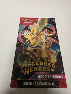 Pokemon Mega Evolution Ascended Heroes Booster Bundle Box 2026 English Dragonite - Image 1