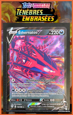 Carte Pokemon Ethernatos V 116/189 EB03 Tenebres Embrasees Epee et Bouclier FR - Image 1