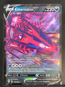 Carte Pokemon Ethernatos V 116/189 EB03 Tenebres Embrasees Epee et Bouclier FR - Image 2