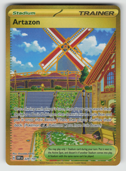 Artazon Pokemon Obsidian Flames 229/197 Hyper Rare NM - Image 1