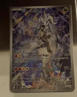 Pokemon Journey Together N's Reshiram Full Art Illustration Rare 167/159 NM - Image 1