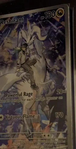 Pokemon Journey Together N's Reshiram Full Art Illustration Rare 167/159 NM - Image 4